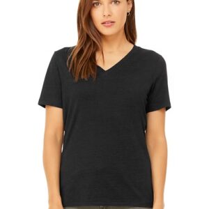 BC6400 BELLA+CANVAS® Women's Relaxed Fit V-Neck T-Shirt