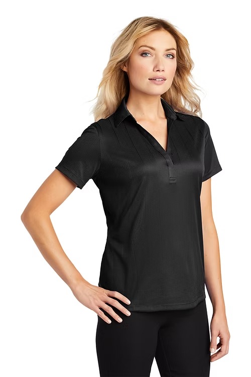 L528 Port Authority® Women's Performance Fine Jacquard Polo