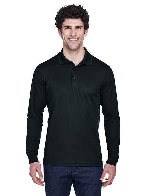 88192 Core365 Wicking  Long Sleeve Piqué Polo