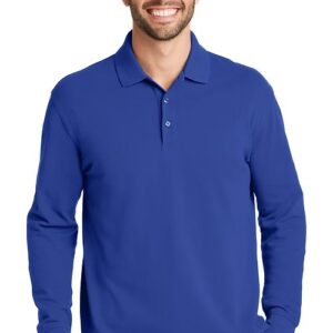 K8000LS Port Authority® EZCotton® Long Sleeve Polo