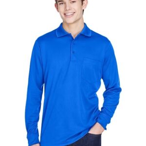 88192P Core365 Long-Sleeve Piqué Pocket Polo