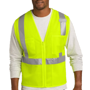 CSV102 CornerStone® ANSI 107 Class 2 Mesh Zippered Vest